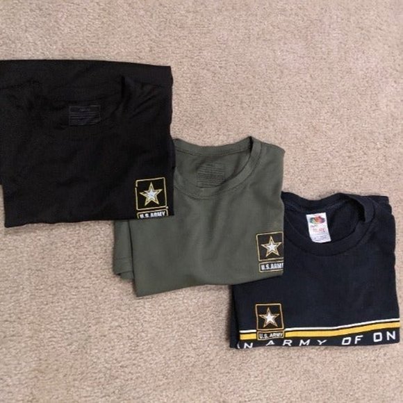 Fruit of the Loom Other - 3 Army Shirts for $12